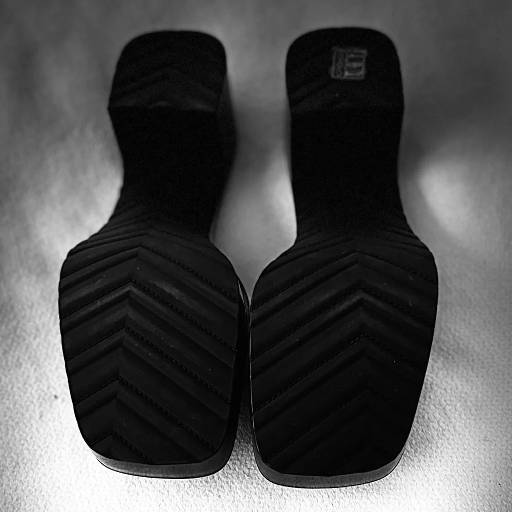 Gucci Black Patent Slide Sandals